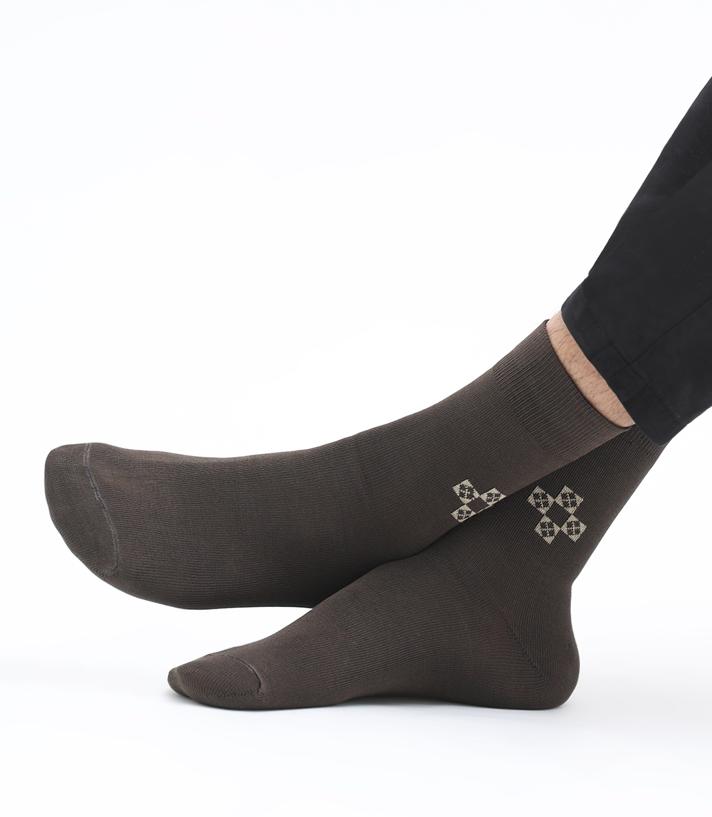 Men Socks-BROWN