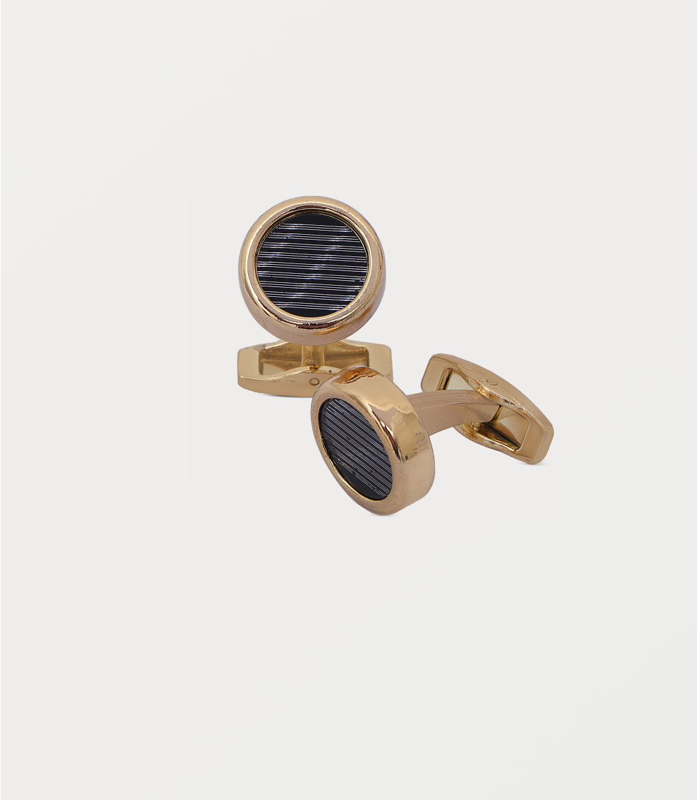 Men Cufflinks-BLACK