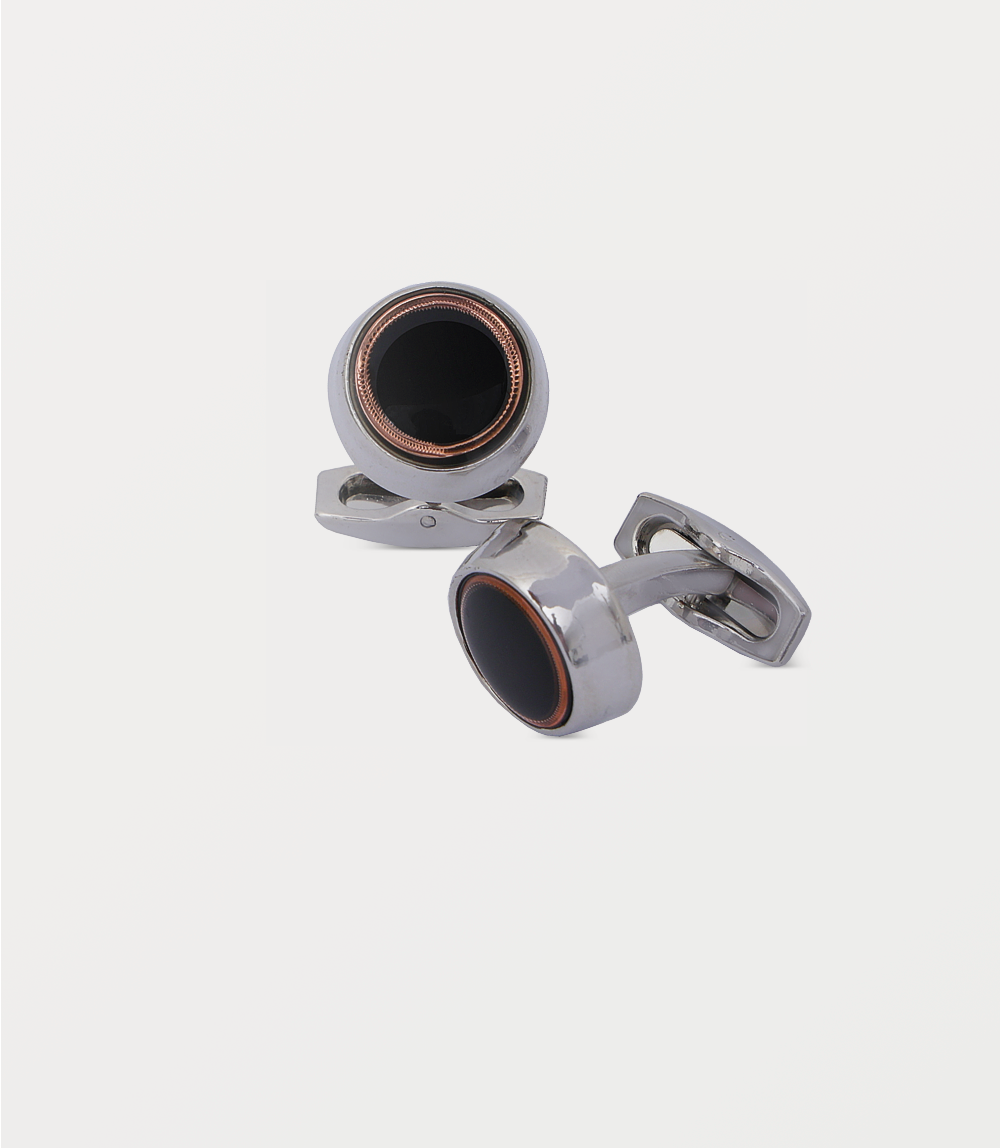 Men Cufflinks-BLACK