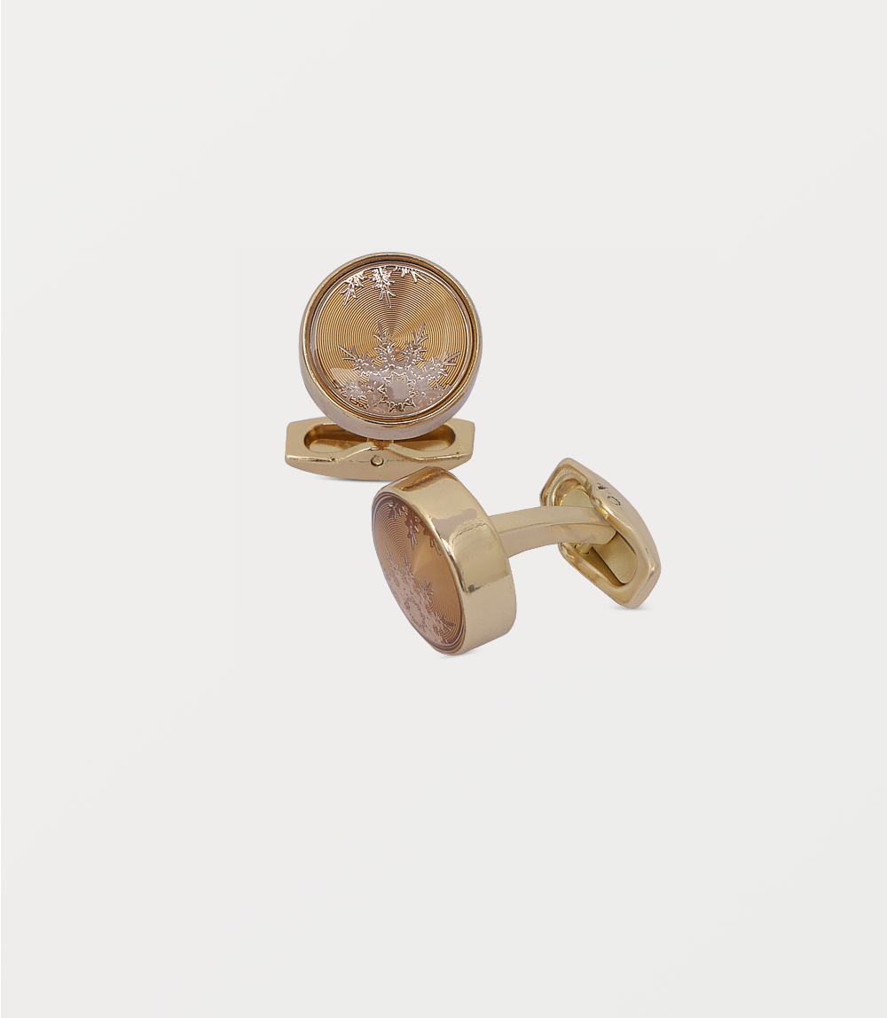 Men Cufflinks-GOLDEN