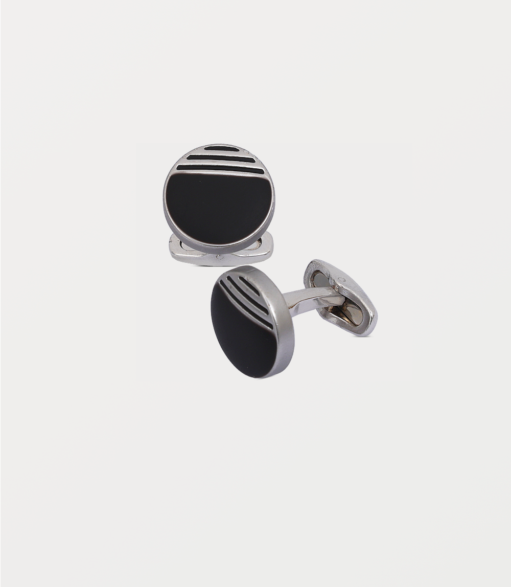 Men Cufflinks-BLACK