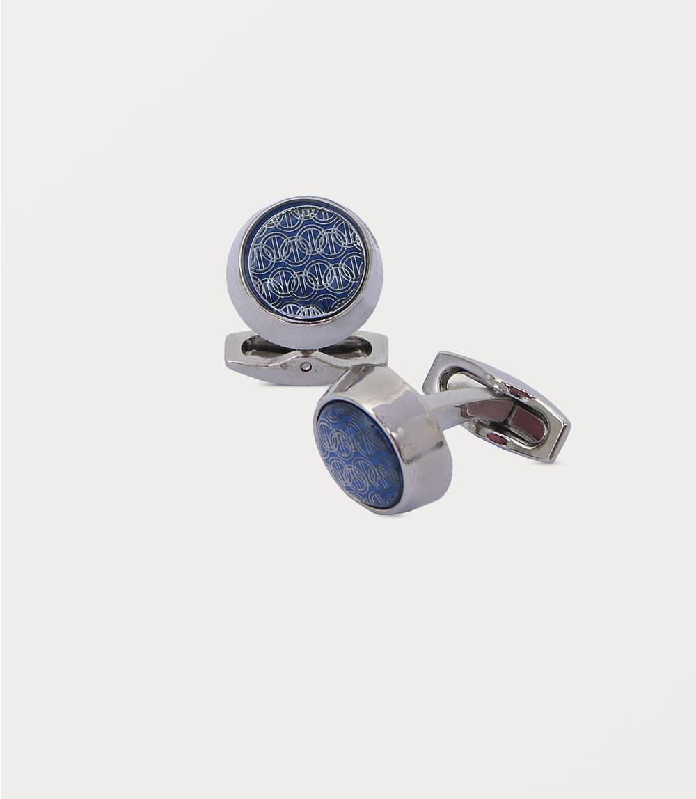 Men Cufflinks-BLUE
