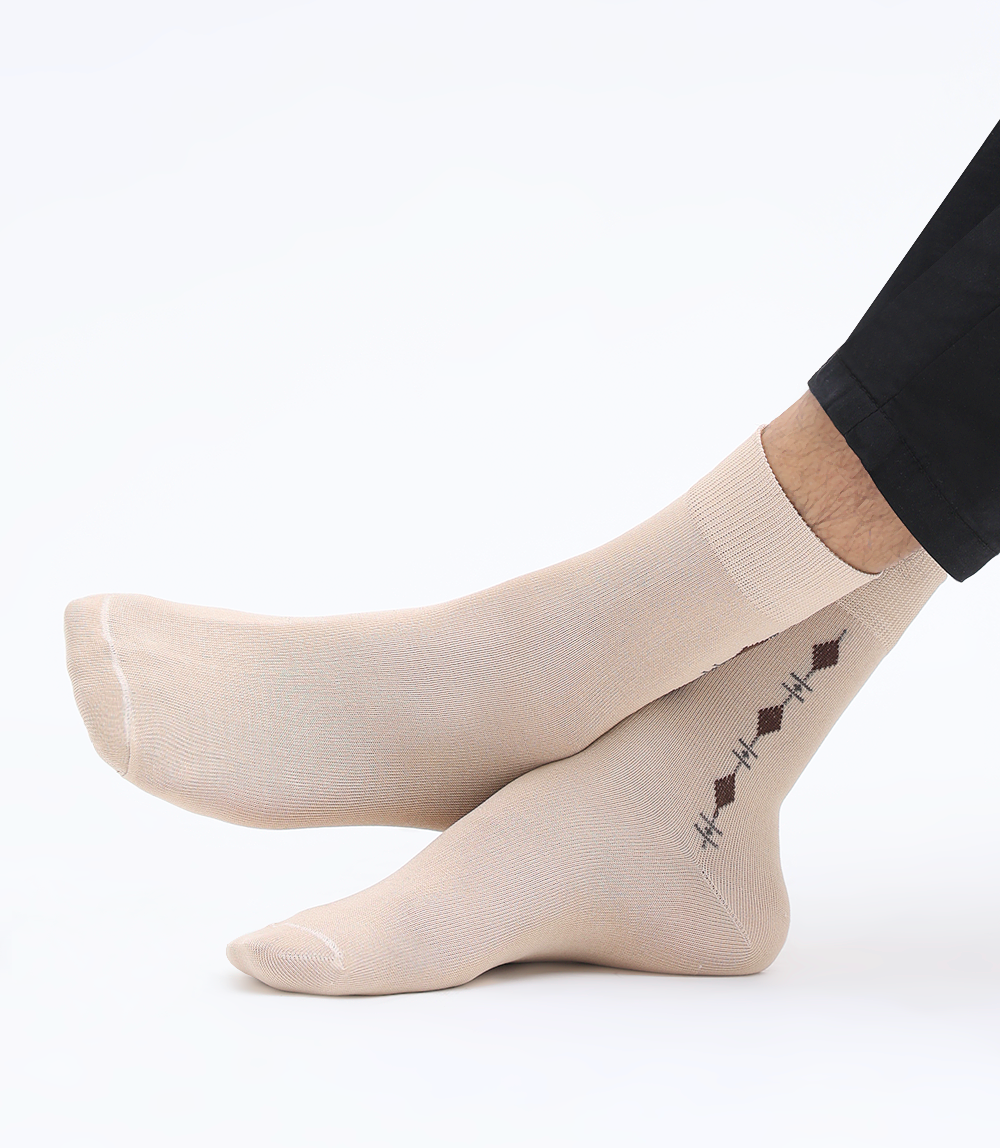 Men Socks-BEIGE