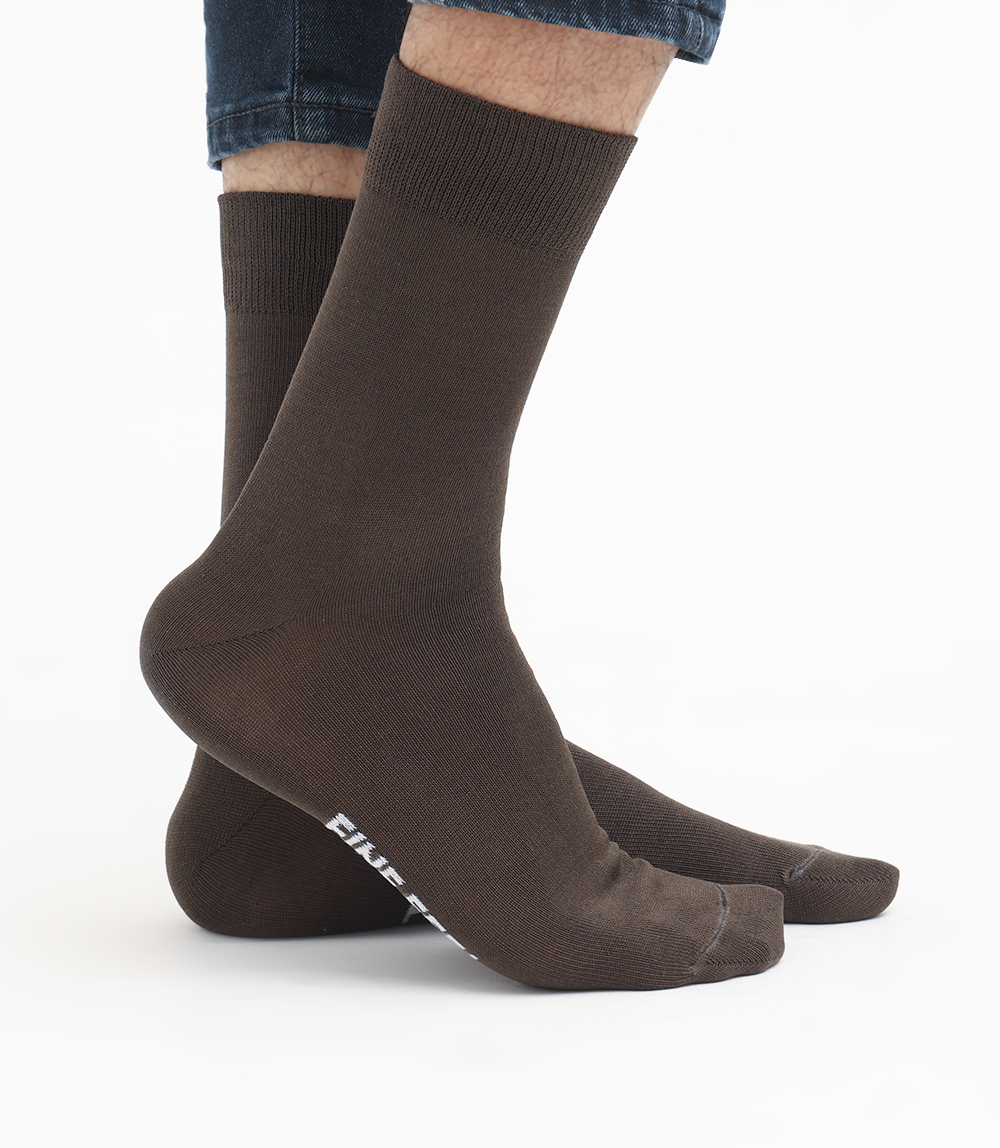 Men Socks-BROWN
