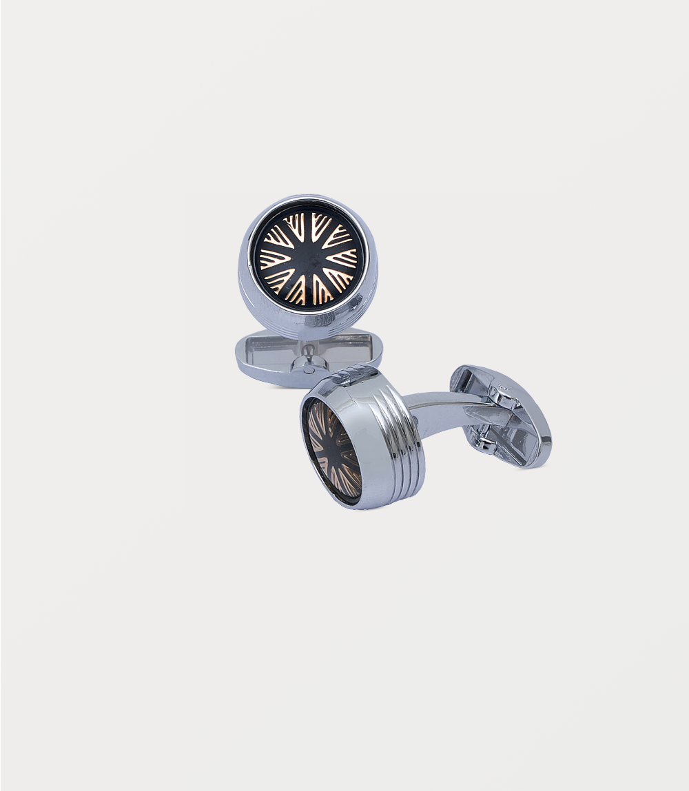 Men Cufflinks-BLACK