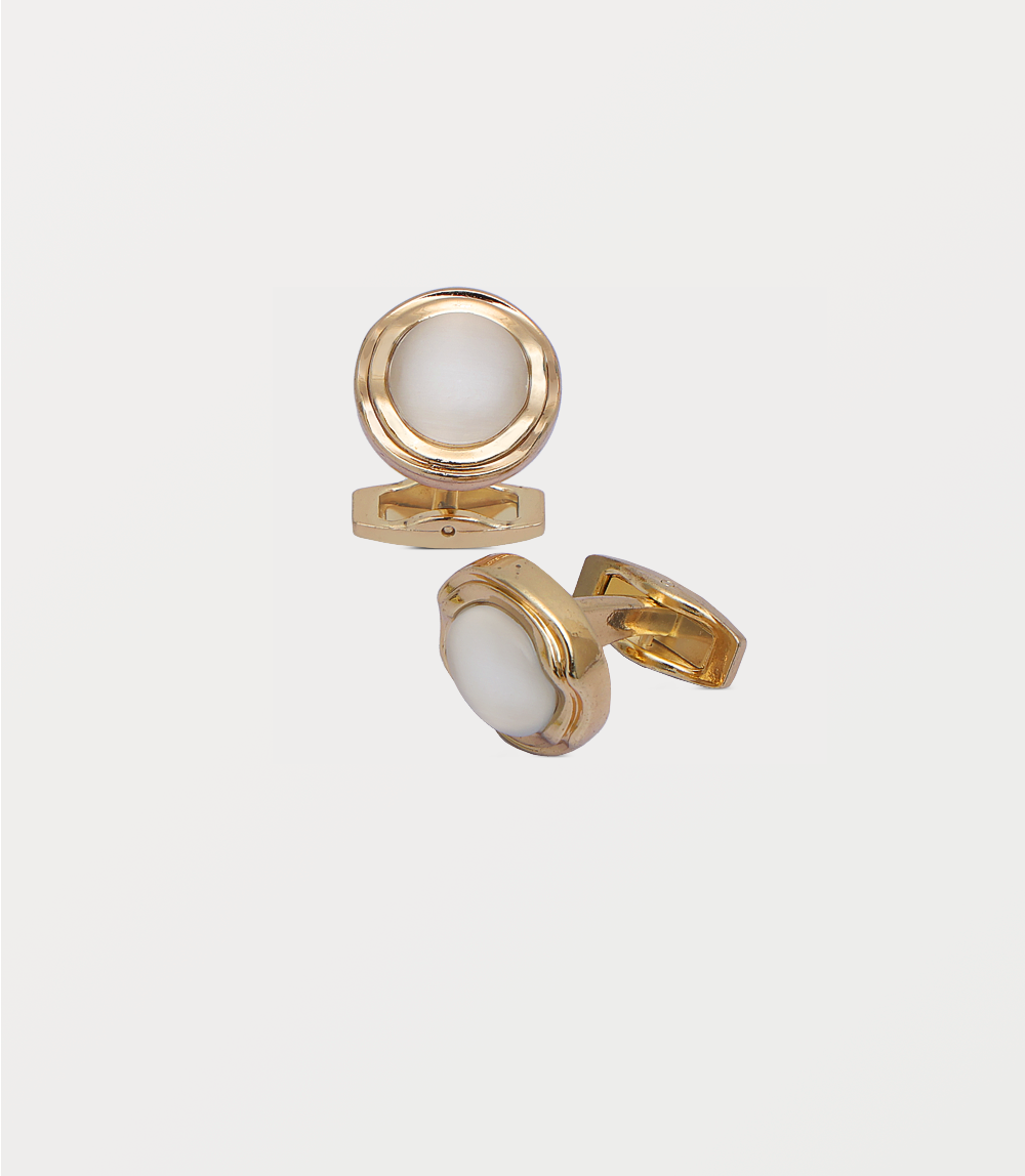 Men Cufflinks-WHITE