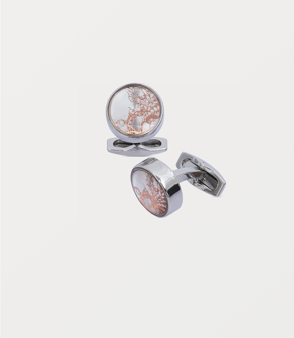 Men Cufflinks-Silver