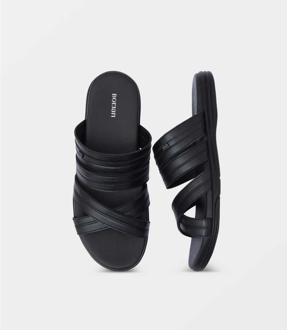 Men Slipper-BLACK B