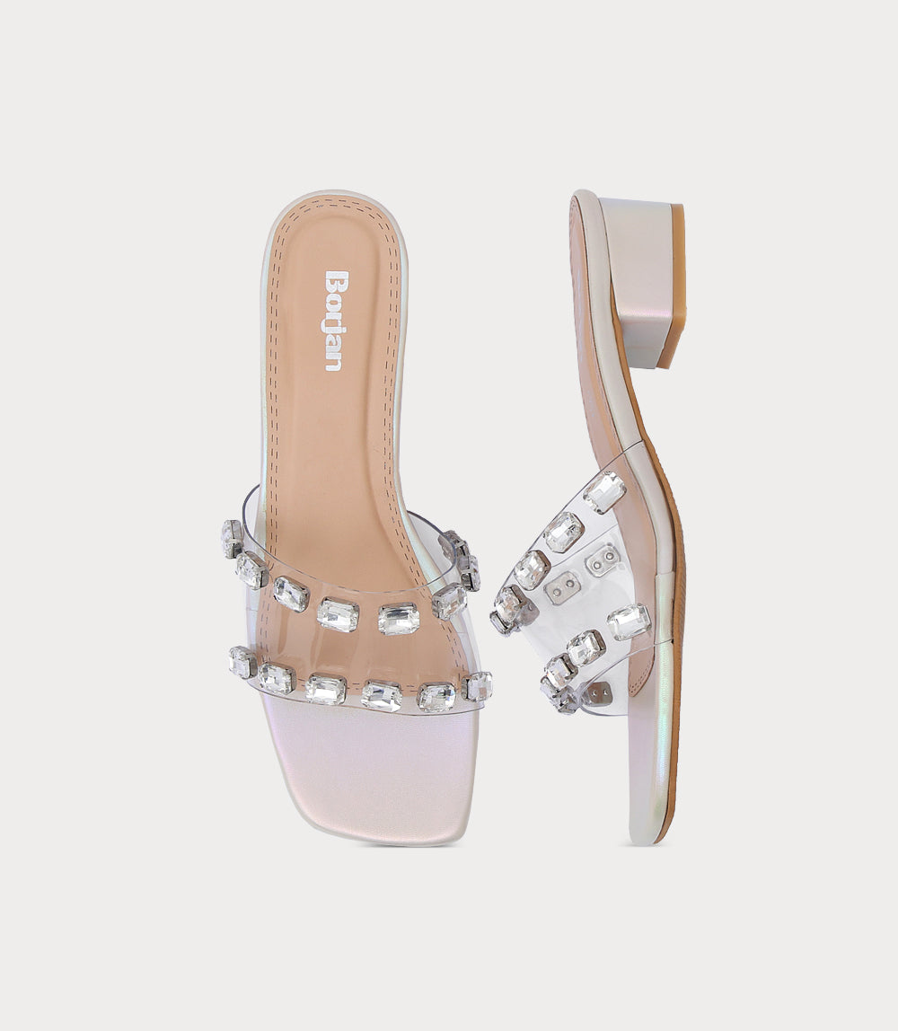 Women Slipper Heel-IVORY
