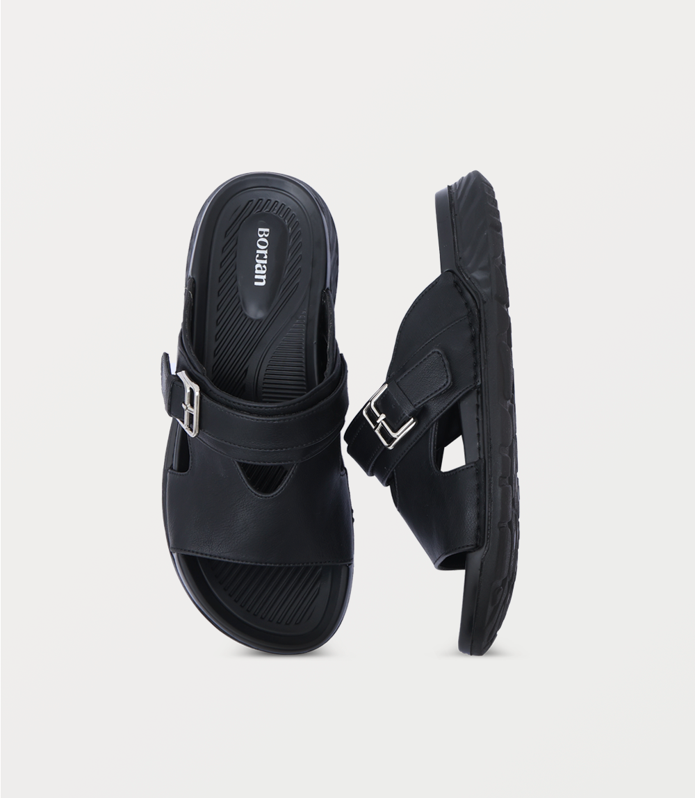 Men Slipper-BLACK