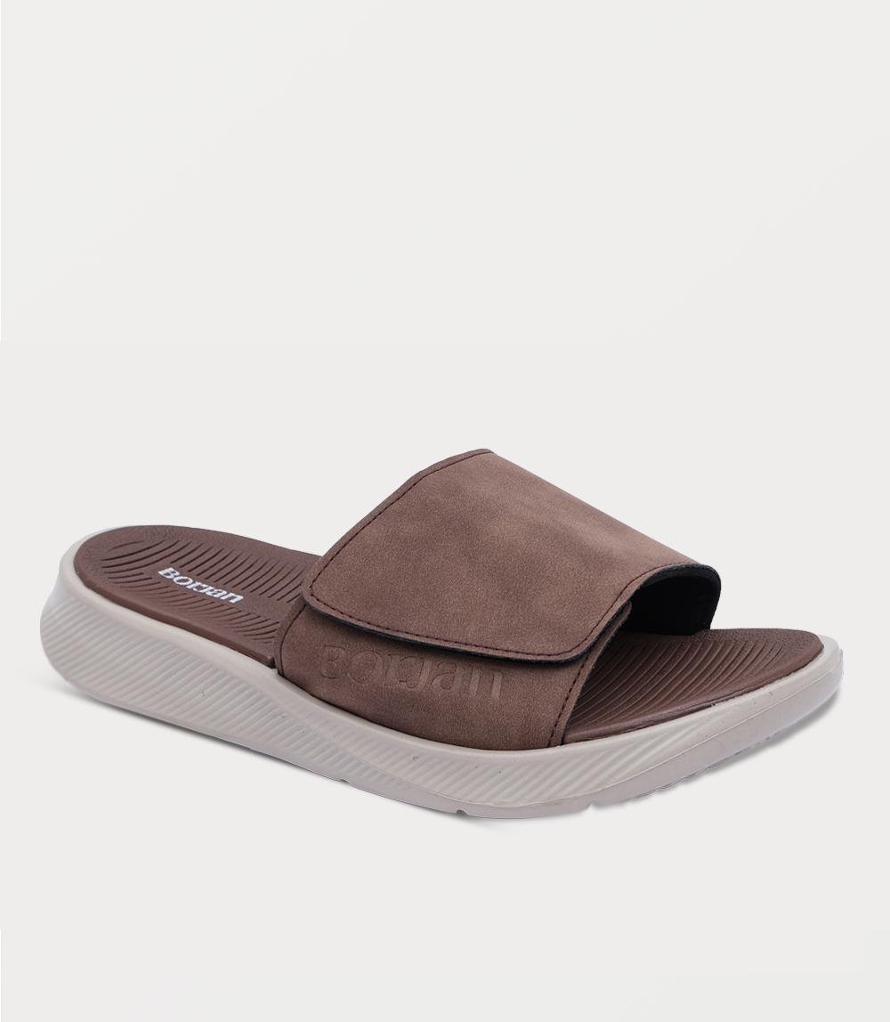 Women Casual Slipper-BROWN