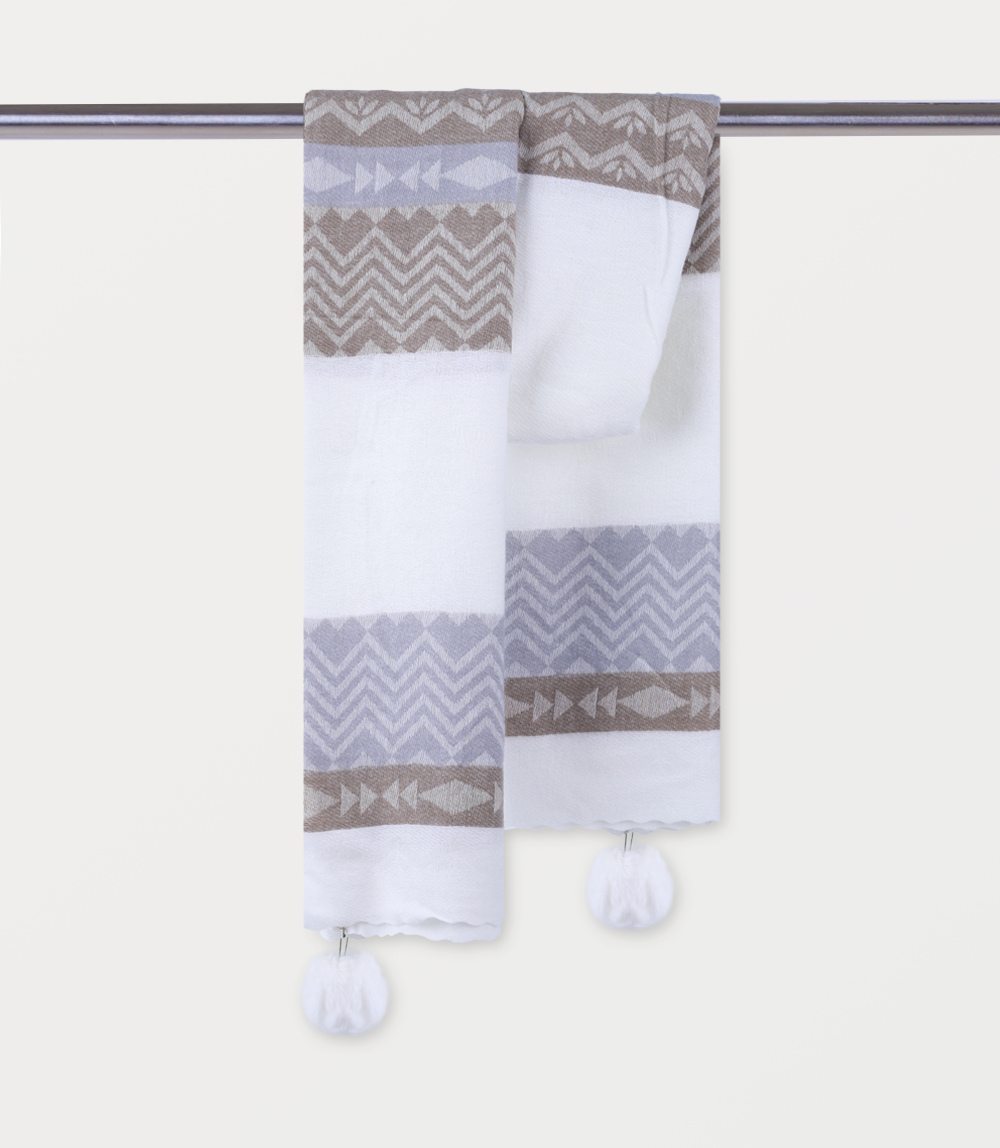 Women Scarf-WHITE