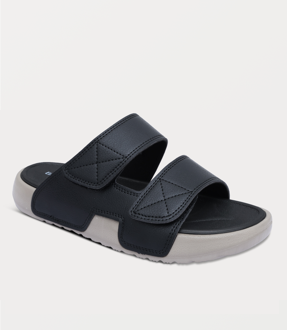 Men Slipper-BLACK