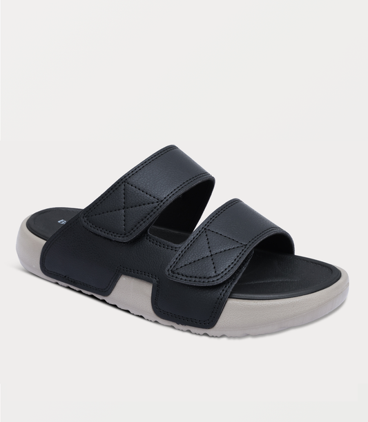 Men Slipper-BLACK
