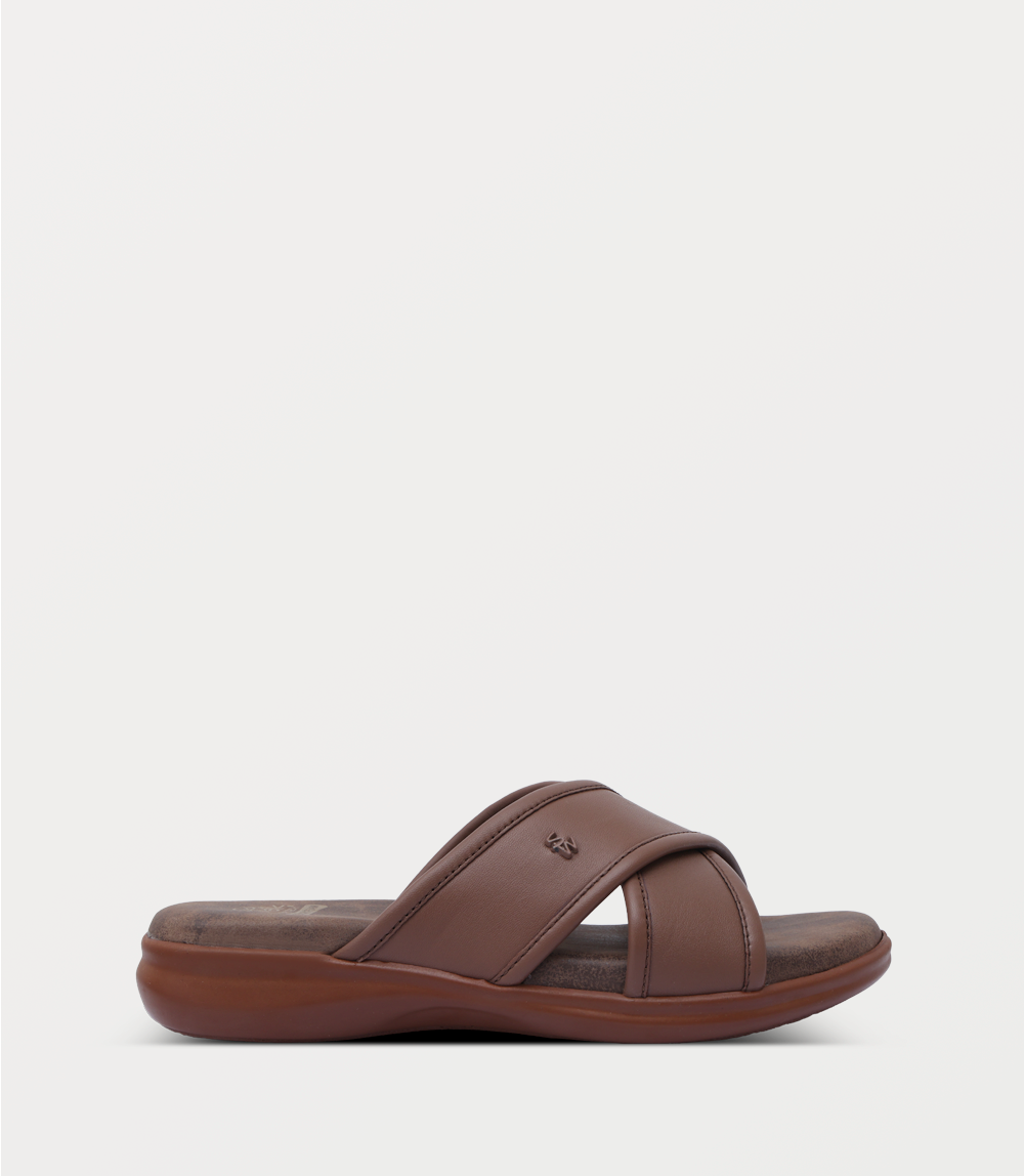 Women Comfort Slipper-BROWN