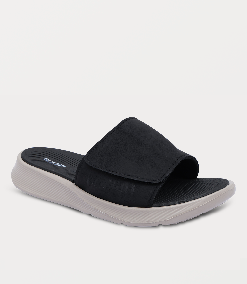 Women Casual Slipper-BLACK