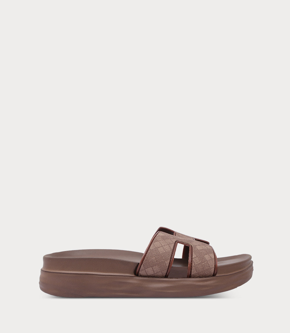 Women Comfort Slipper-BROWN