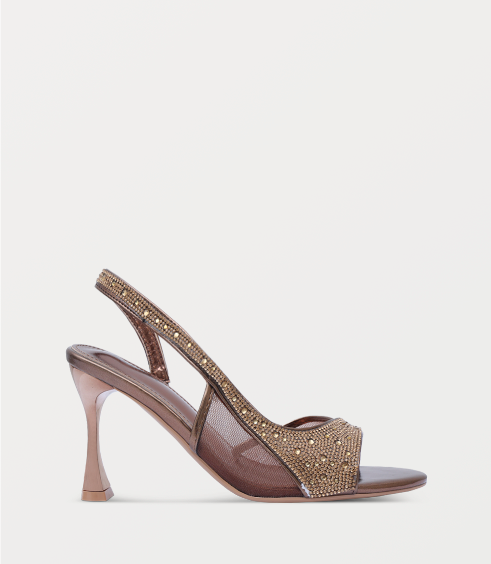 Women Sandal Heels-COPPER