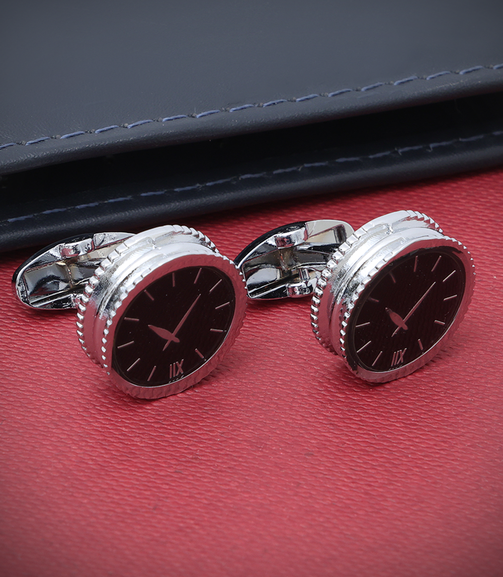 Men Cufflinks-BLACK