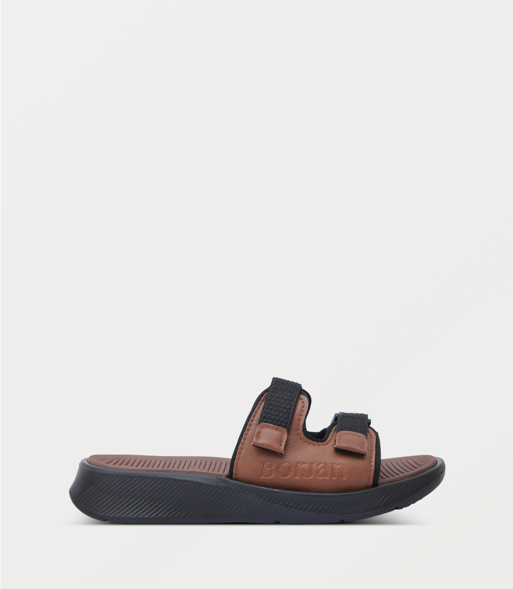 Men Slipper-BROWN