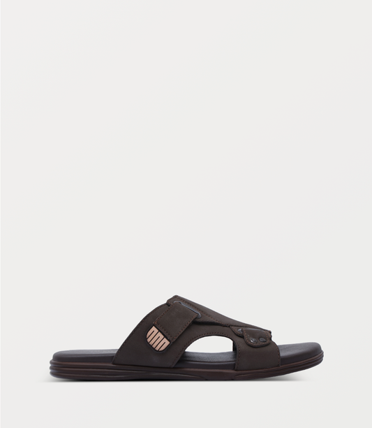 Men Slipper-BROWN