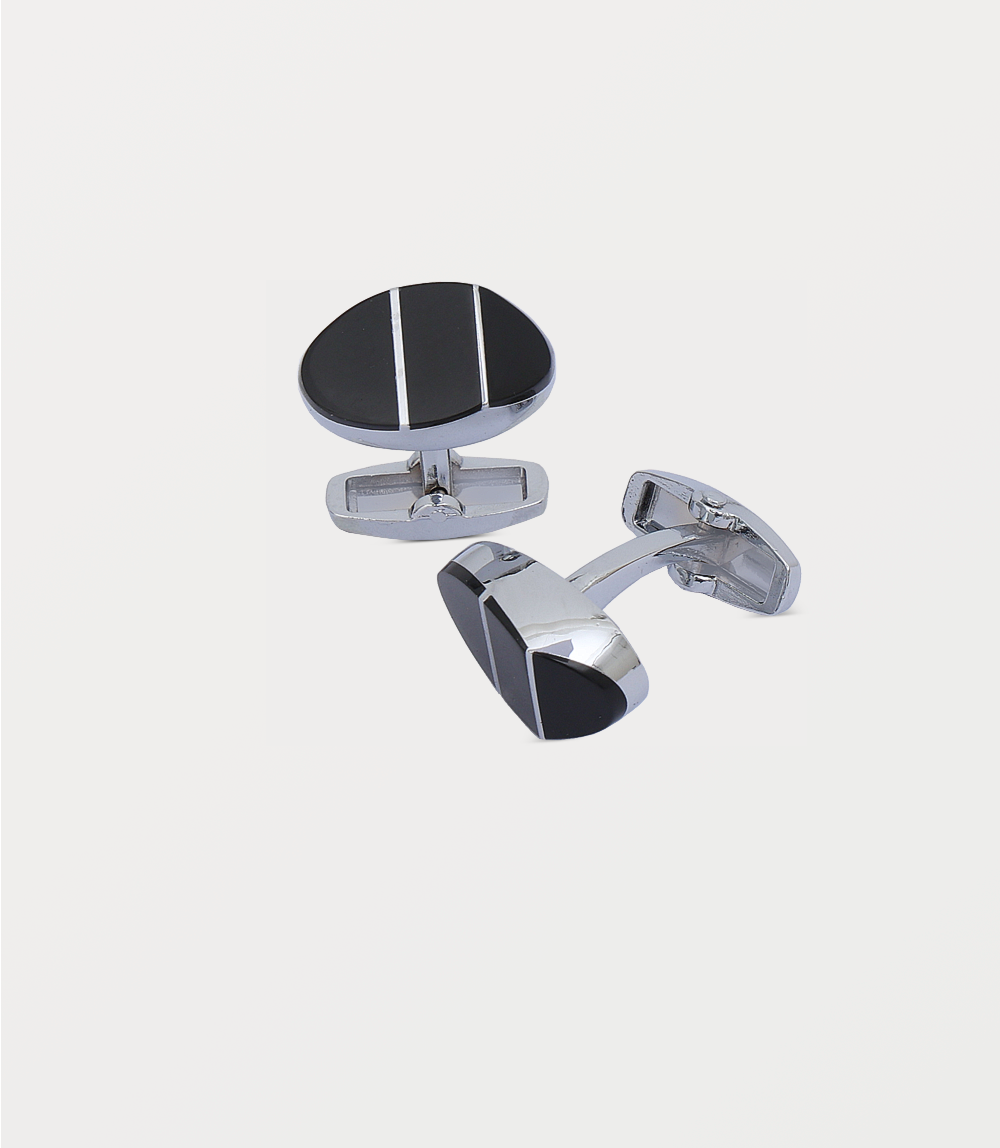 Men Cufflinks-BLACK