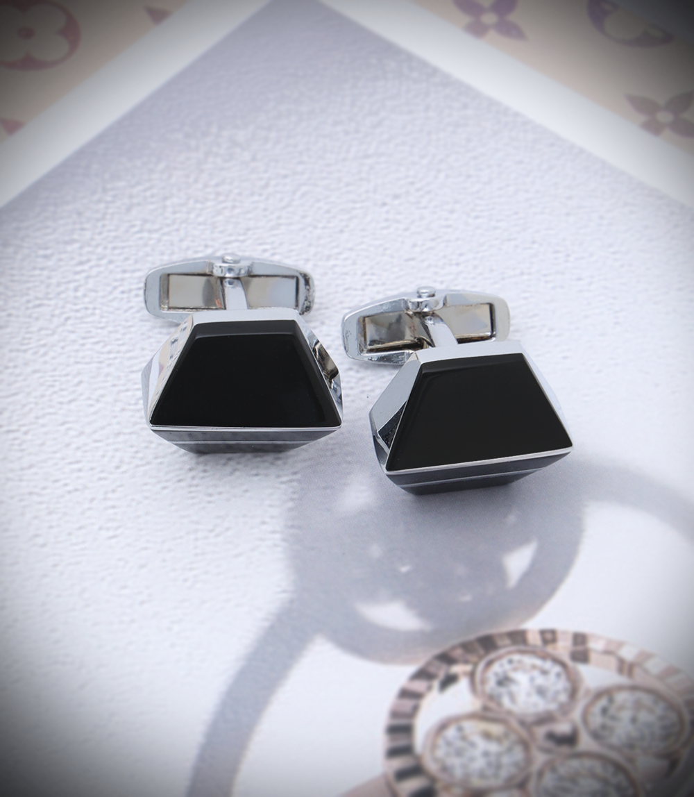 Men Cufflinks-BLACK