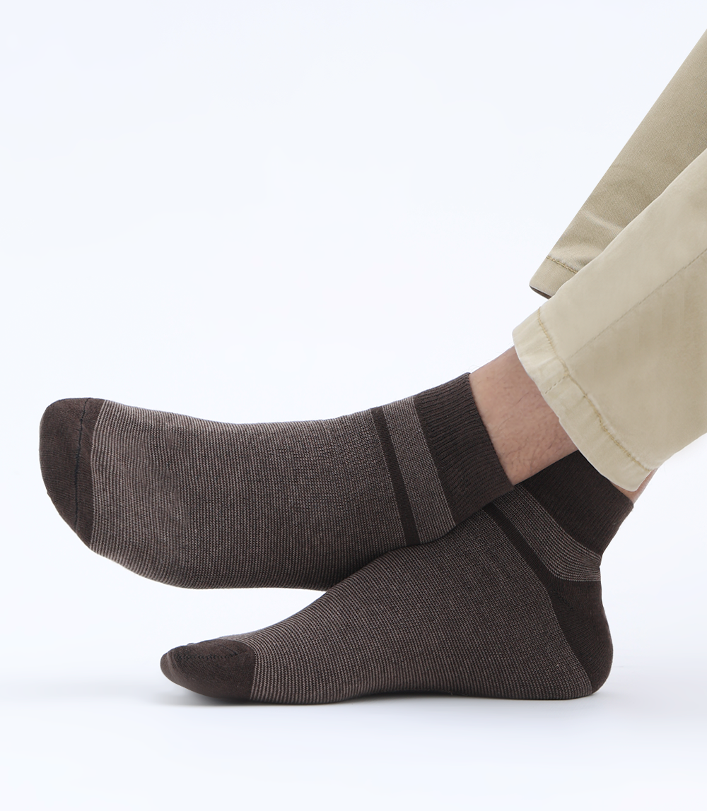 Men Socks-BROWN