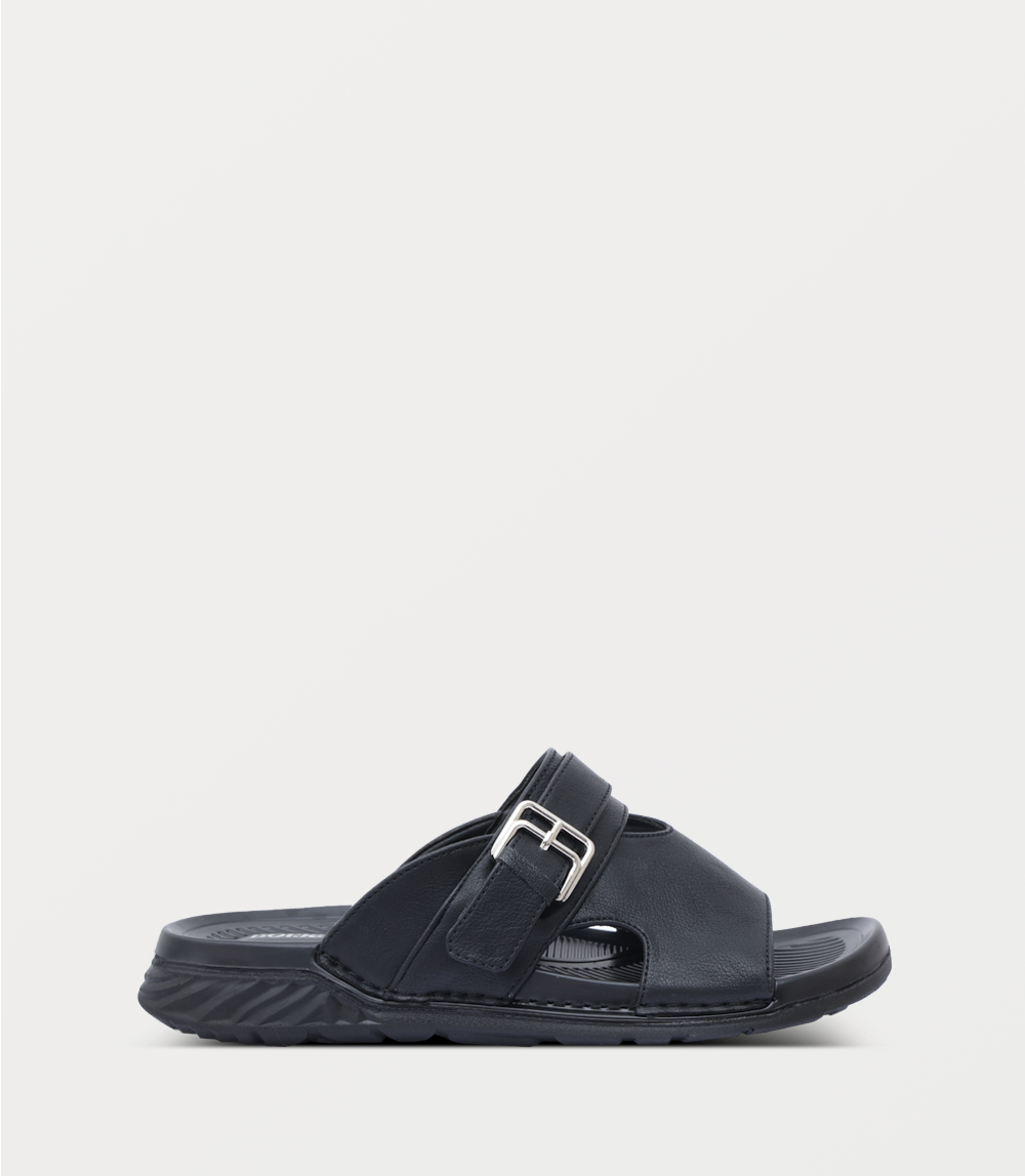 Men Slipper-BLACK