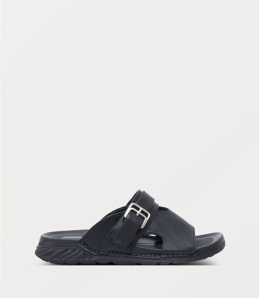 Men Slipper-BLACK