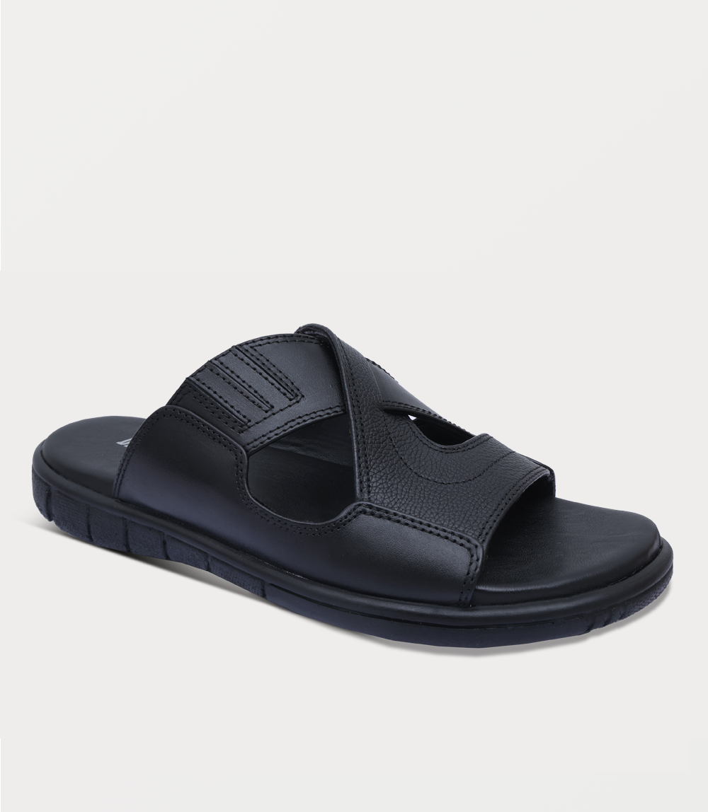 Men Slipper-BLACK