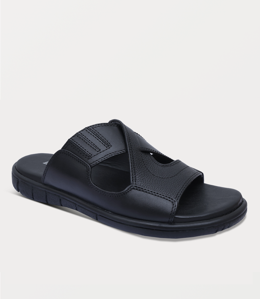 Men Slipper-BLACK