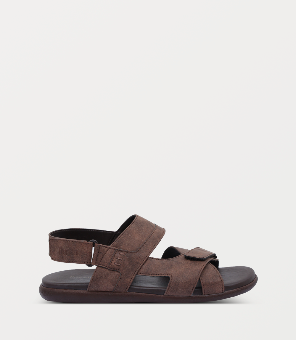 Men Sandal-BROWN