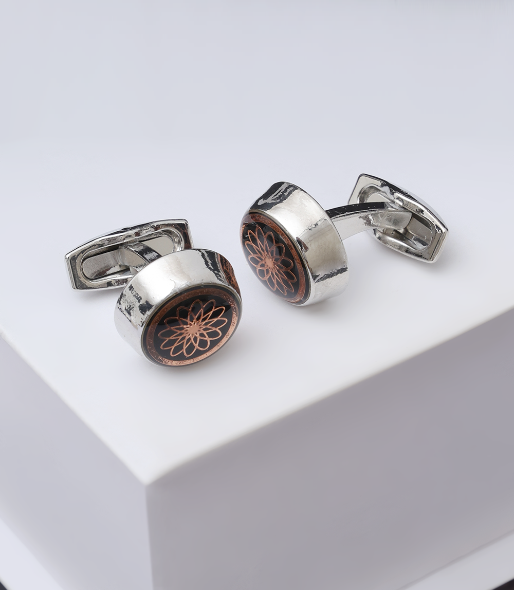 Men Cufflinks-BLACK