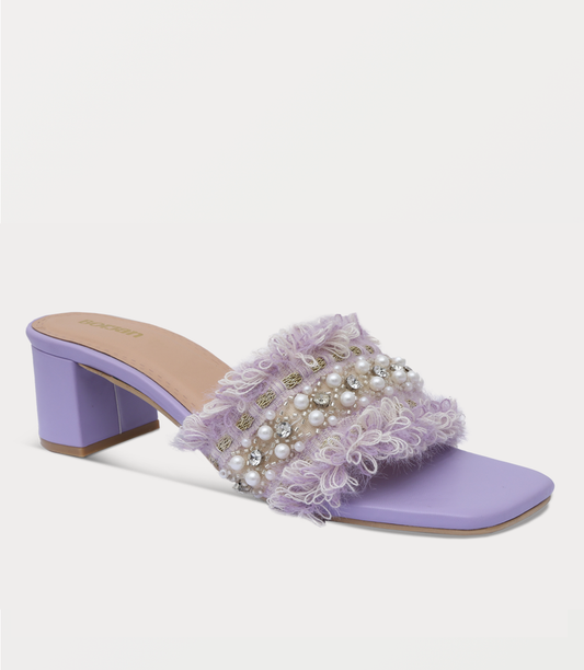 Women Slipper Heels-LILAC