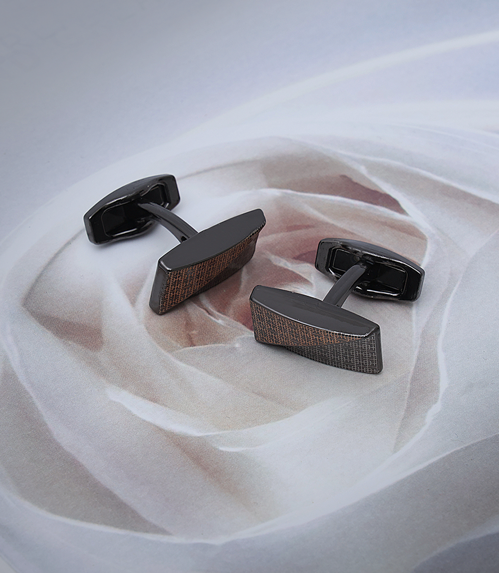 Men Cufflinks-BROWN