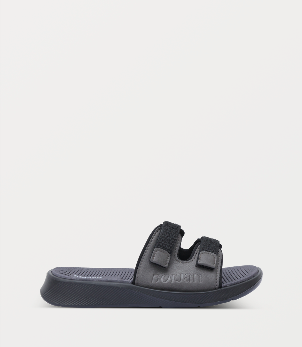 Men Slipper-BLACK