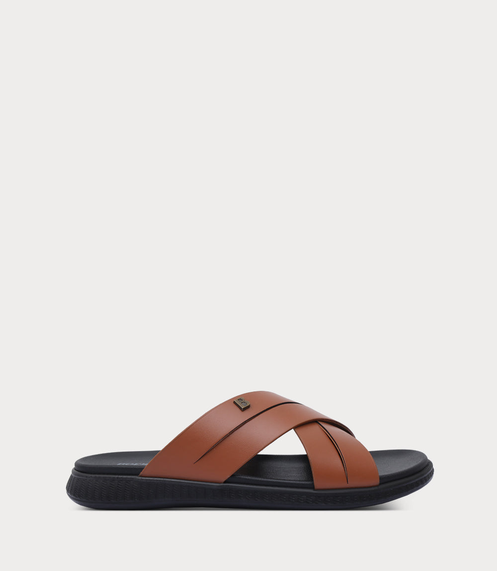 Men Slipper-TAN