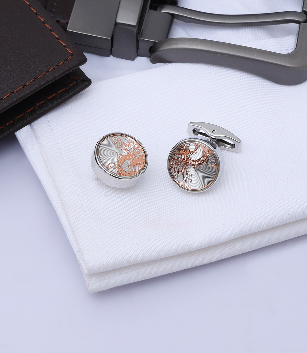 Men Cufflinks-Silver
