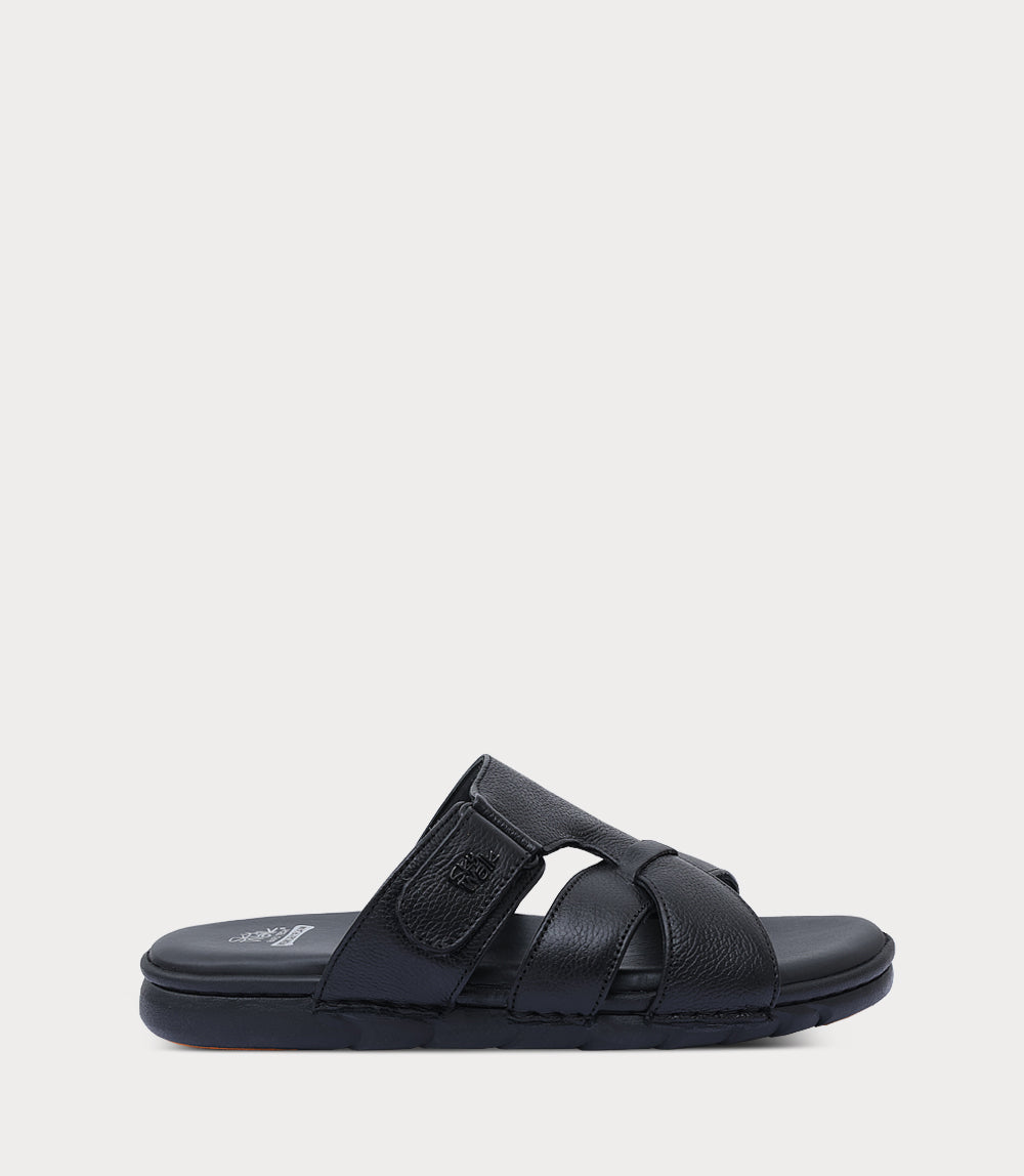 Men Slipper-BLACK