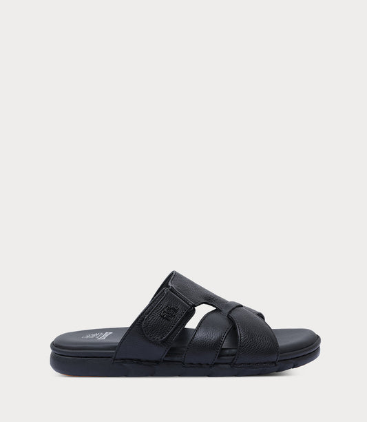 Men Slipper-BLACK