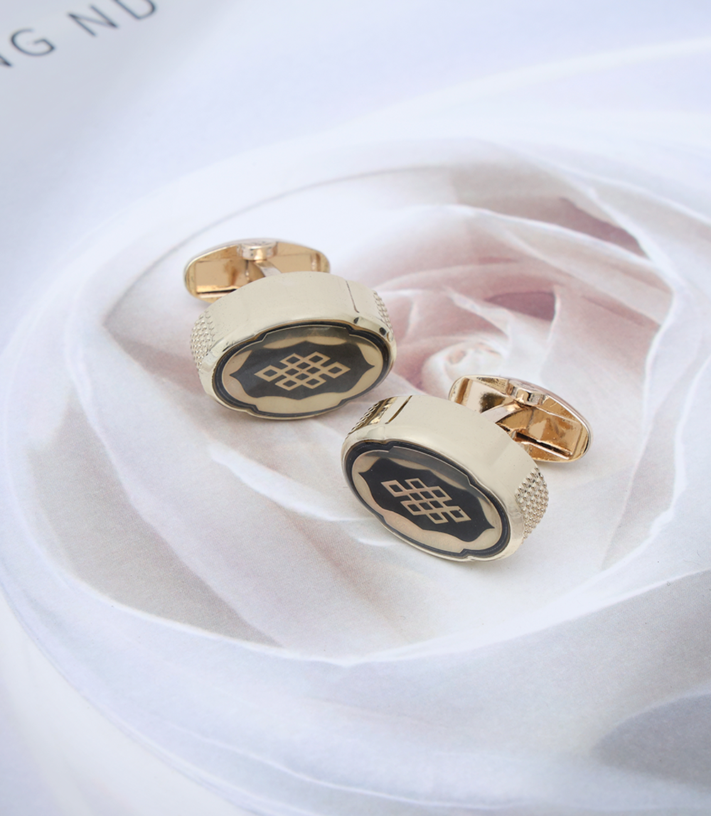 Men Cufflinks-GOLDEN