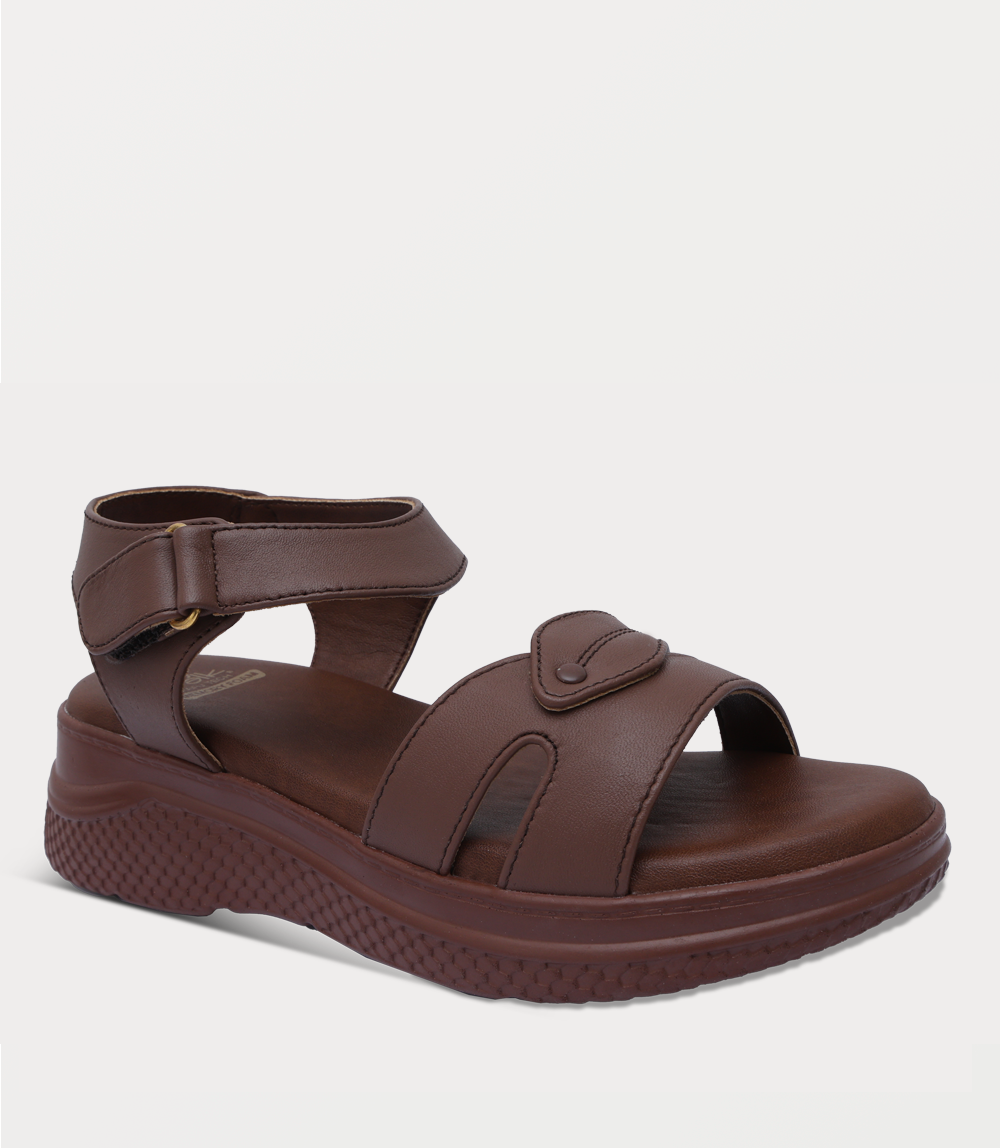 Women Comfort Sandal-BROWN