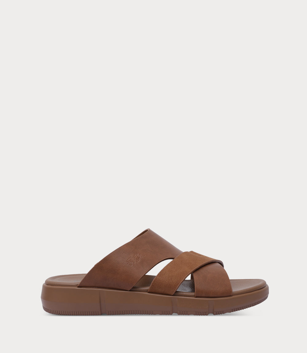 Men Slipper-BROWN