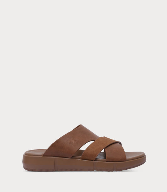 Men Slipper-BROWN
