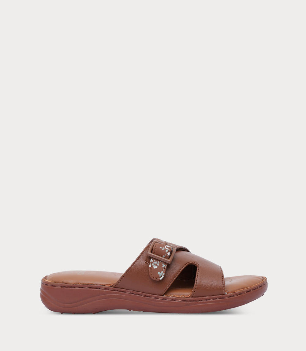 Women Comfort Slipper-TAN