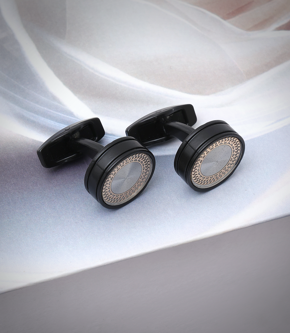 Men Cufflinks-GOLDEN