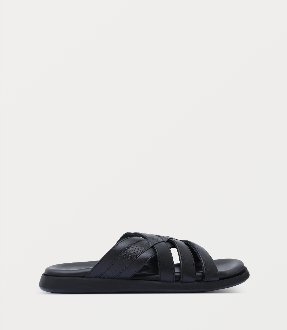 Men Slipper-BLACK