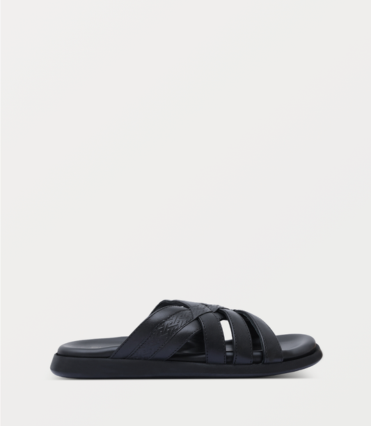 Men Slipper-BLACK