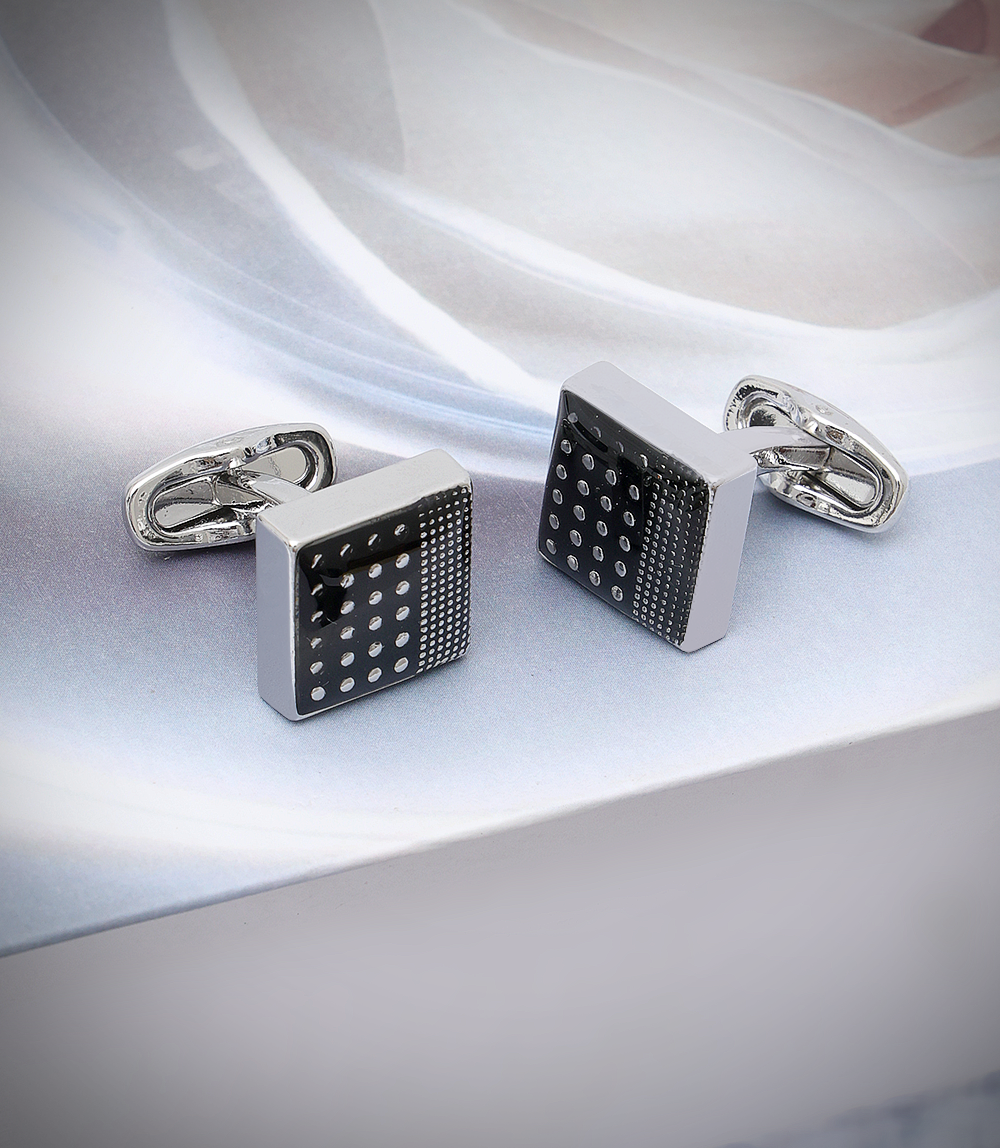 Men Cufflinks-BLACK